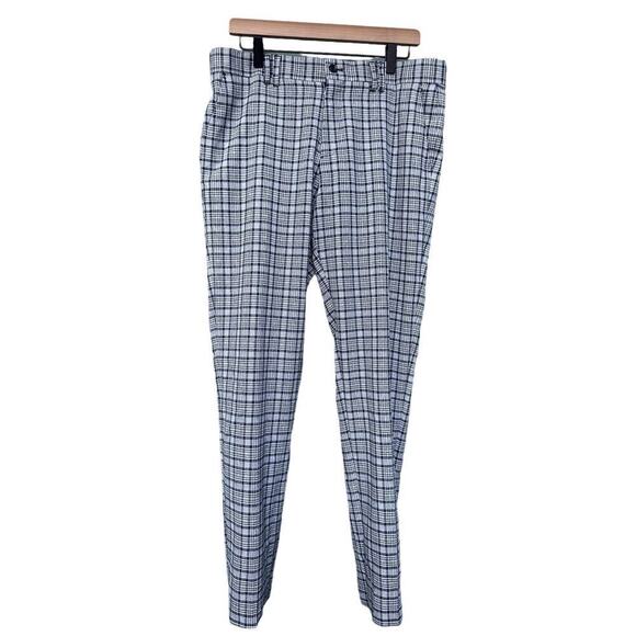 Zara Plaids Long Length Pants Coolmax Core Technology Fabric Size 32US - Picture 1 of 9